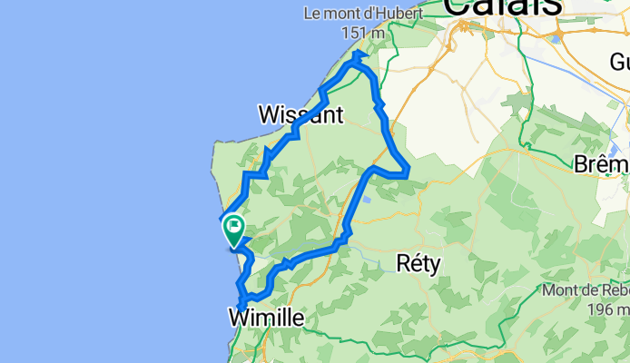 De Boulevard de la Liberté 26, Ambleteuse à Boulevard de la Liberté 16, Ambleteuse