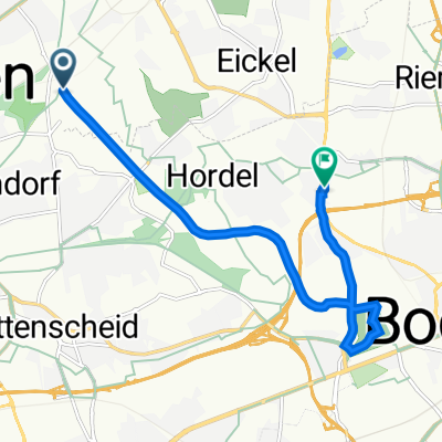 Hinter Behmers Hof 45, Gelsenkirchen nach Dorstener Straße 300, Bochum