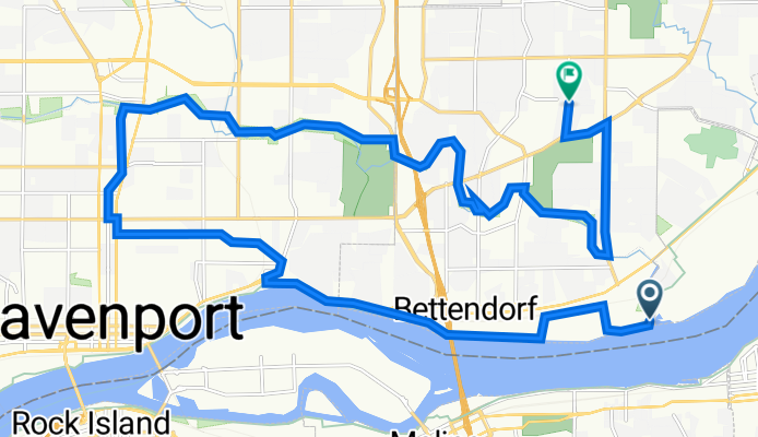 401–447 42nd St S, Bettendorf to 3102 29th St, Bettendorf