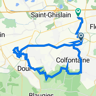 Rue Sainte-Caroline 6, Quaregnon à Rue Courbelette 114, Quaregnon