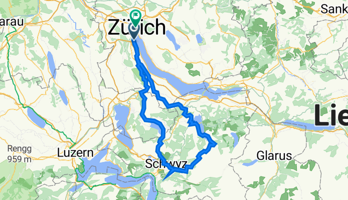 Staubstrasse 25, Zürich nach Kasernenstrasse 103, Zürich