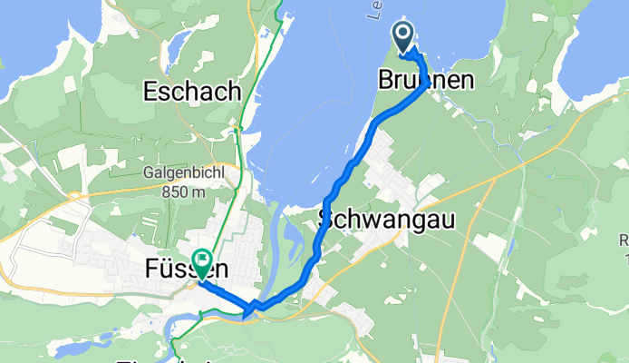 Seestraße 81, Schwangau nach Füssen