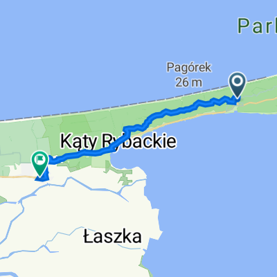 Kąty Rybackie do Turystyczna, Sztutowo