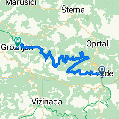 Livade 1A, Livade až Ulica Mate Gorjana 11, Grožnjan