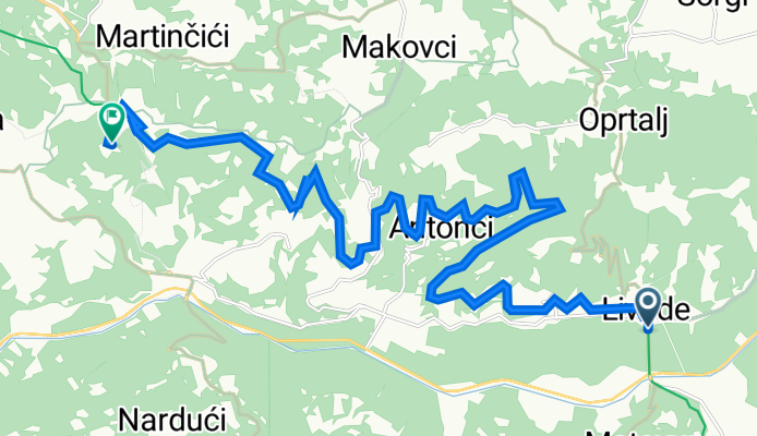 Livade 1A, Livade až Ulica Mate Gorjana 11, Grožnjan