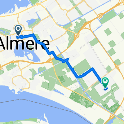 Hoekmanstraat 17, Almere to Platoweg 27, Almere