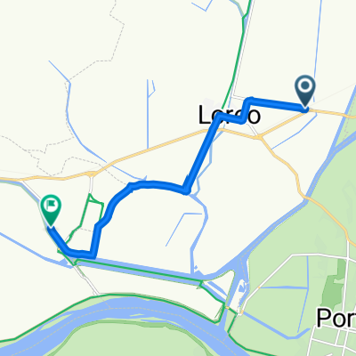 Via Arzeron, Loreo nach Smergoncino, Adria