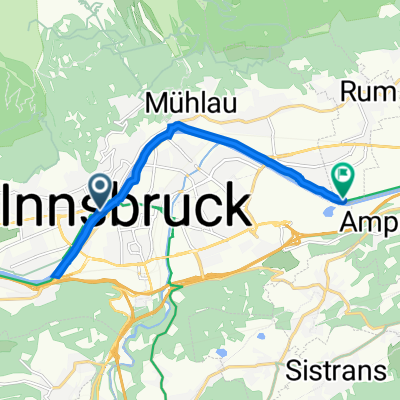 Herzog-Siegmund-Ufer 11, Innsbruck nach Sportplatzweg 1, Rum