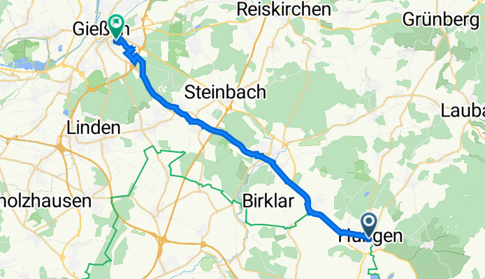 Schloßgasse 11, Hungen nach Am Alten Friedhof 16, Gießen