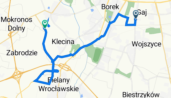 Pamirska, Wrocław do Eugeniusza Kwiatkowskiego 10, Wrocław