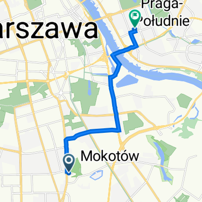 Puławska 113, Warszawa do J Styki 10, Warszawa