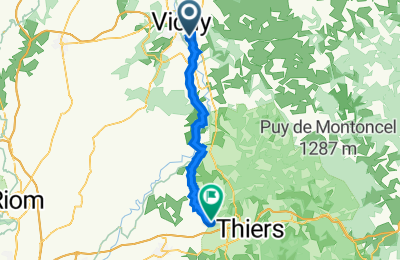 Route in der Bikemap App öffnen