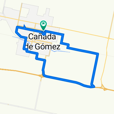 Nicasio Oroño, Cañada de Gómez a Nicasio Oroño, Cañada de Gómez