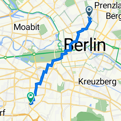 Wolliner Straße 66, Berlin nach Belziger Straße 68, Berlin