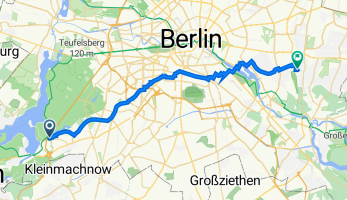 Spanische Allee 138, Berlin nach Pirolstraße 65, Berlin