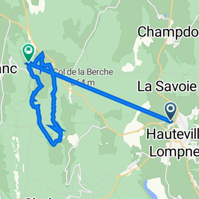 De Route de Corlier 480, Plateau d'Hauteville à Quart Bozon, Aranc