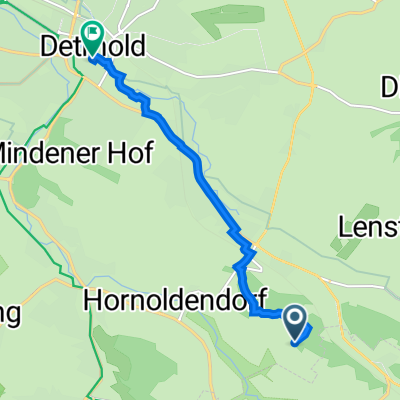 Osterbergweg, Detmold nach Hiddesen, Detmold