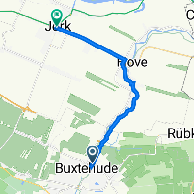 Moorender Straße 6, Buxtehude nach Elberadweg, Jork