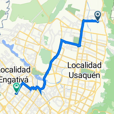 De Calle 183 8d25, Bogotá a Carrera 86 69a60, Bogotá