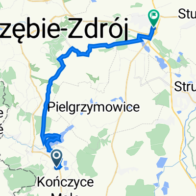 Graniczna 11, Kończyce Małe nach Zjednoczenia 16B, Pawłowice
