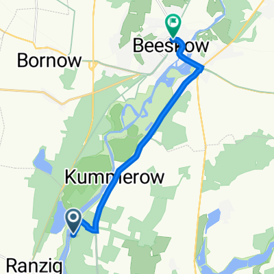 Leißnitz, Friedland nach Bahnhofstraße, Beeskow