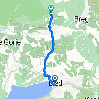 Cesta Svobode 13, Bled to Rebr 29, Bled
