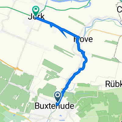 Moorender Straße 6, Buxtehude nach Elberadweg 2, Jork