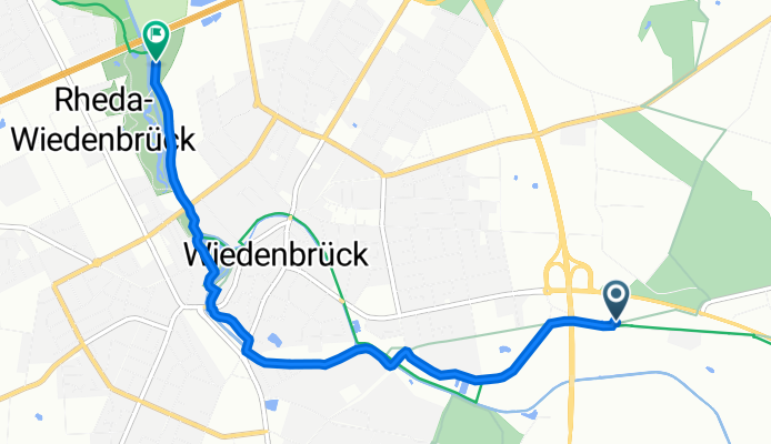 Am Jägerheim 5, Rheda-Wiedenbrück nach Rheda-Wiedenbrück, Rheda-Wiedenbrück