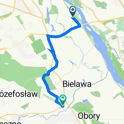 Wał Zawadowski 105, Warszawa do Skolimowska 1A, Konstancin-Jeziorna