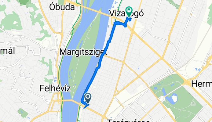 Hollán Ernő utca 7, Budapest - Karikás Frigyes utca 2, Budapest