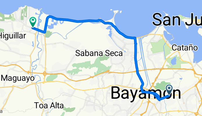 Puerto Rico 2 1225, Bayamón (Cond. Alborada) to Méndez Vigo Road 322, Dorado (Pueblo Dorado)