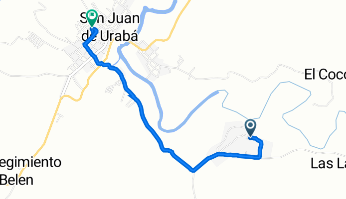Montecristo, San Juan de Urabá a Calle 19 22-1–22-99, San Juan de Urabá