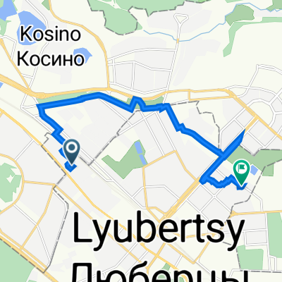 От город Люберцы 4 до Наташинская улица 8, Люберцы
