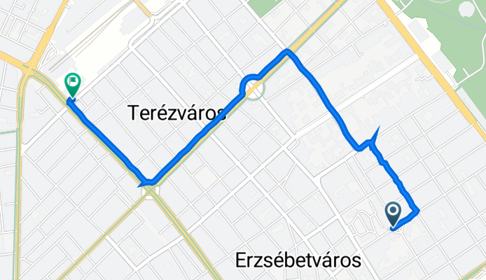Útvonal innen: Budapest