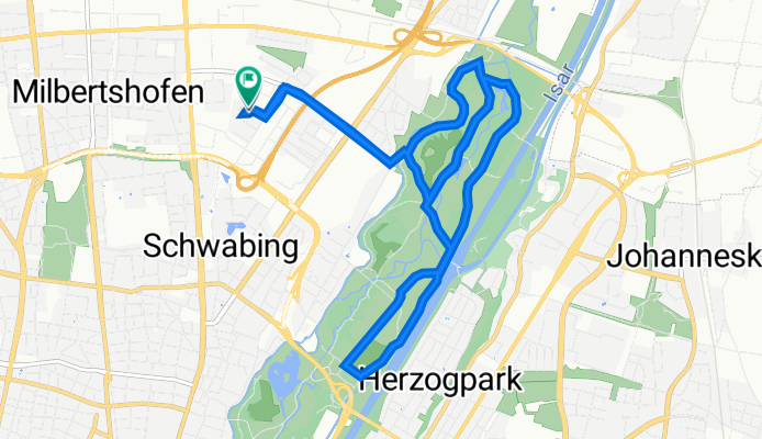 Marianne-Brandt-Straße 15, München nach Marianne-Brandt-Straße 17, München