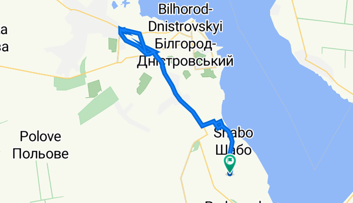 От вулиця Дружби 26, Шабо до вулиця Дружби 26, Шабо