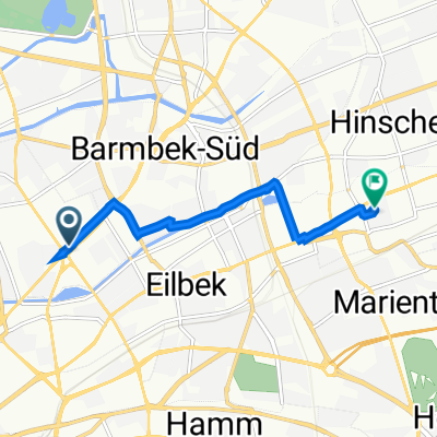 Hamburger Straße 5, Hamburg nach Böhmestraße 14, Hamburg
