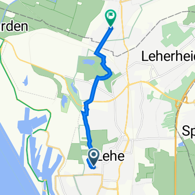 Bütteler Straße 25, Bremerhaven nach Mittelfeldweg 11, Geestland