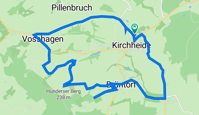 Am Krughof 1, Lemgo nach Am Krughof 1, Lemgo
