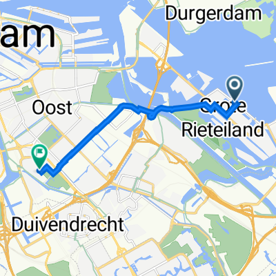 Bert Haanstrakade 284, Amsterdam naar Celsiusstraat 27, Amsterdam