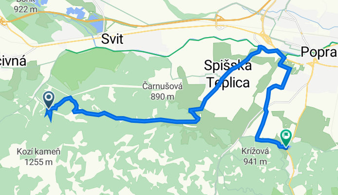 Lopušná dolina 1025/46, Lučivná to Cesta 66, Poprad
