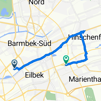 Dorothea-Bernstein-Weg 3, Hamburg nach Schloßgarten 2–4, Hamburg