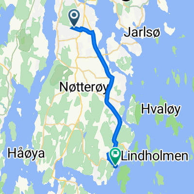 Kolbergveien 25, Nøtterøy to Strandåsveien 37B, Torød