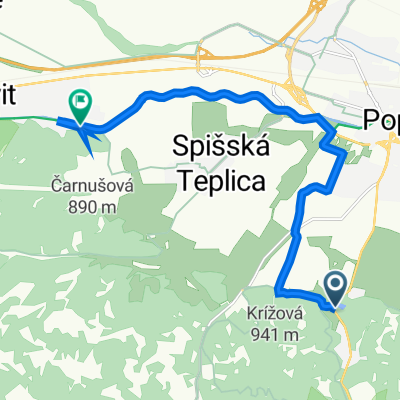 Cesta 66, Poprad to Svit 967, Svit