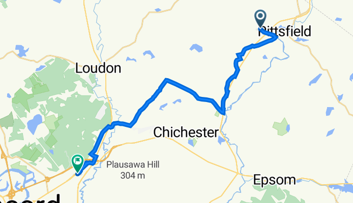 Loudon Road 125, Pittsfield to Loudon Road 308, Concord