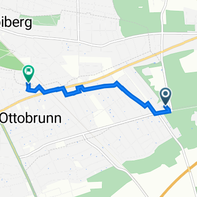 Ottostraße 131, Ottobrunn nach Kufsteiner Straße 7, Neubiberg