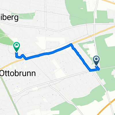 Ottostraße 133, Ottobrunn nach Kufsteiner Straße 7, Neubiberg