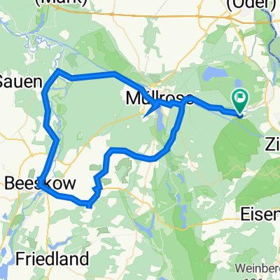 Rudolf-Breitscheid-Straße 1A, Groß Lindow nach Rudolf-Breitscheid-Straße 1A, Groß Lindow