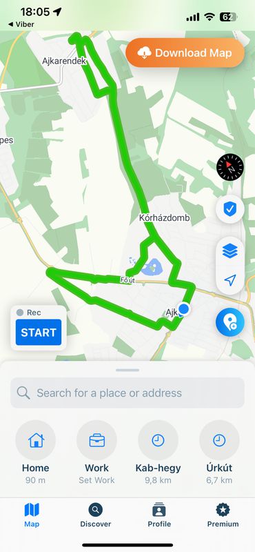 Recovered Route