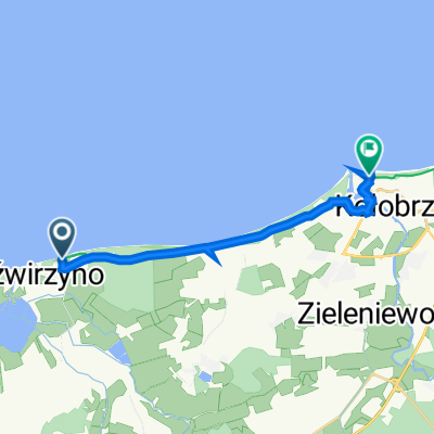 Spacerowa 3A, Dźwirzyno do M Rodziewiczówny 1A, Kołobrzeg